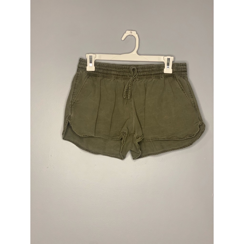 Green Hollister Drawstring Shorts